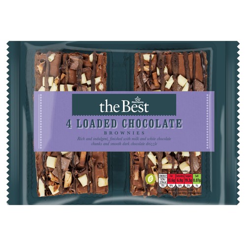 Morrisons loaded chocolate brownies