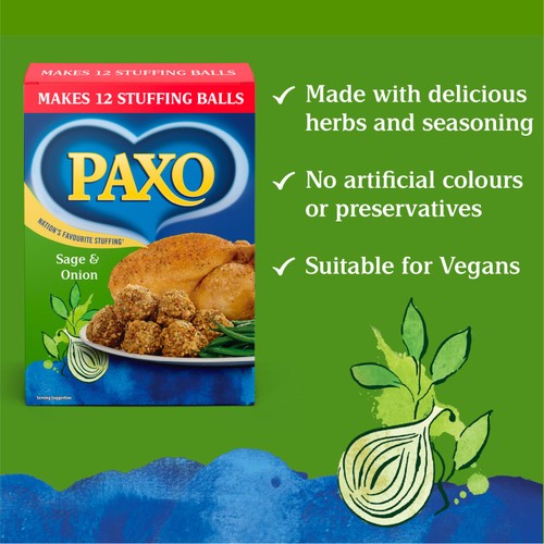 Paxo Sage & Onion 170g