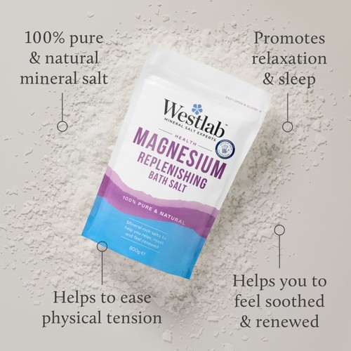 Westlab Magnesium Flakes Bath Soak 800g