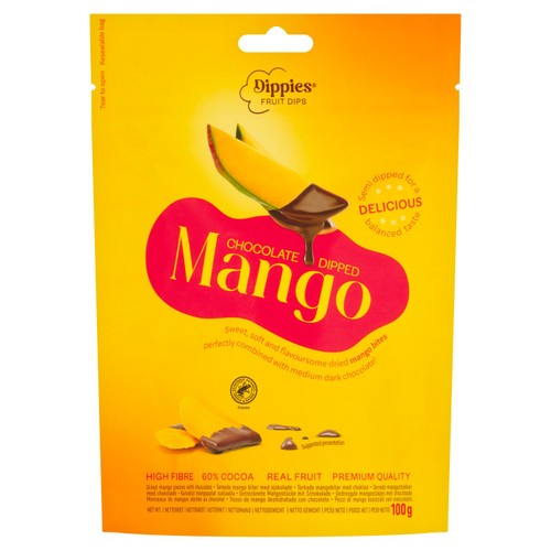 Dippies Chocolate Dipped Mango 100g