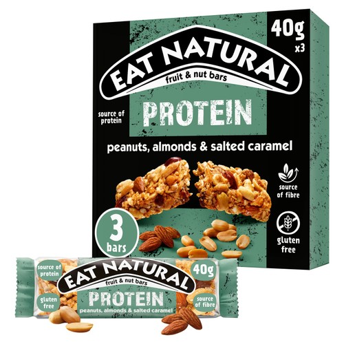 Eat Natural Protein Packed Cereal Bar Salted Caramel & Nuts Multipack