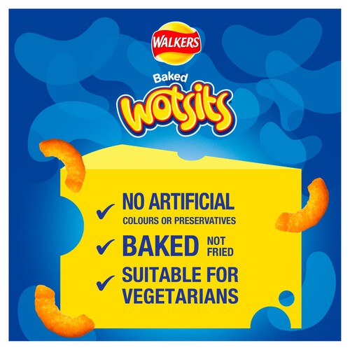 Walkers Wotsits Really Cheesy Multipack Snacks Crisps 