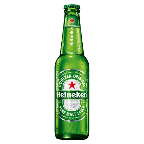 Heineken Original Premium Lager Beer 5% ABV Bottles 12x330ml