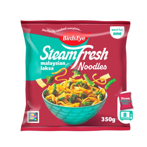 Birds Eye Steamfresh Malaysian Laksa Style Noodles Meal With Veg 350g 