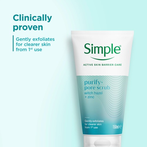 Simple Clear Pore Polisher Face Scrub 150ml