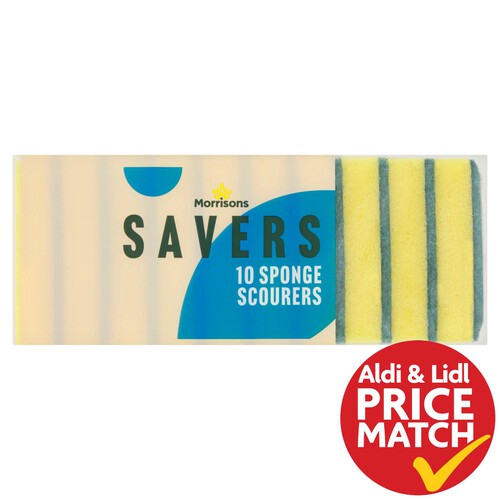 Morrisons Savers Sponge Scourers  