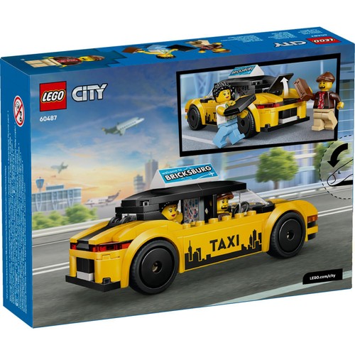 Lego City Great Vehicles Yellow Taxi 60487