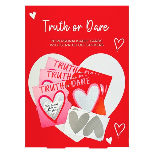 Morrisons Valentines Truth Or Dare Scratch Cards