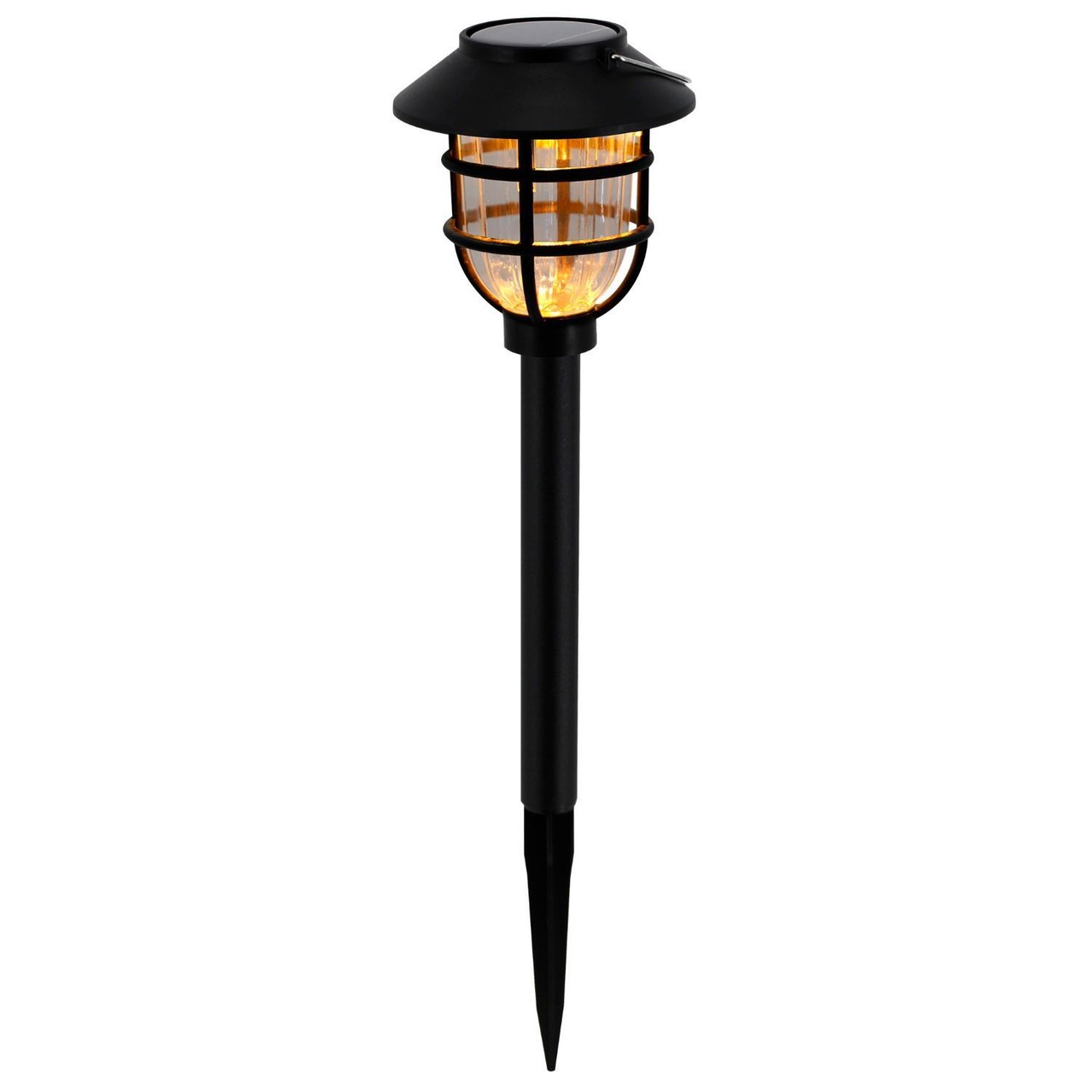 Nutmeg Solar Caged Stake Light