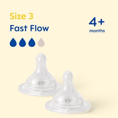 MAM Teat Size 3 Fast Flow 2pk