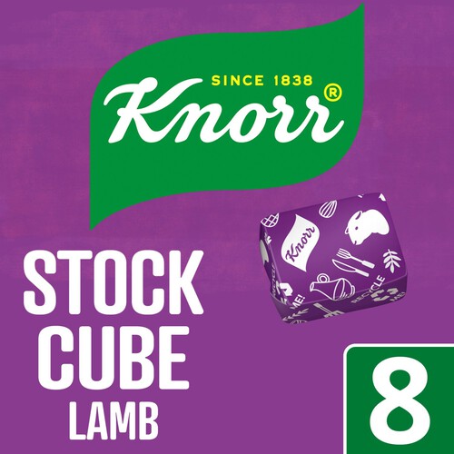 Knorr Stock Cubes 8 x 10g Box Lamb 