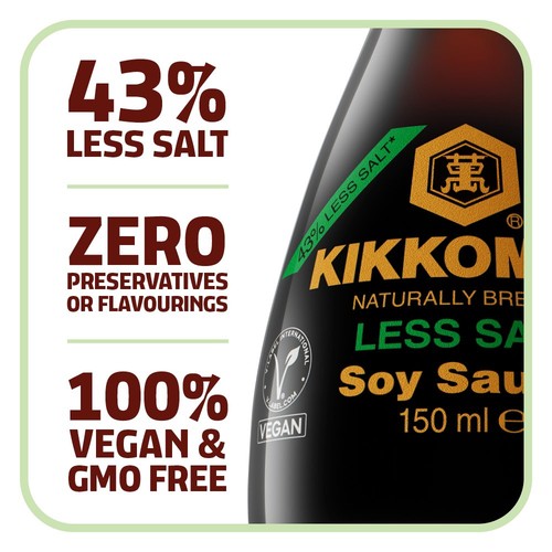 Kikkoman Less Salt Soy Sauce 
