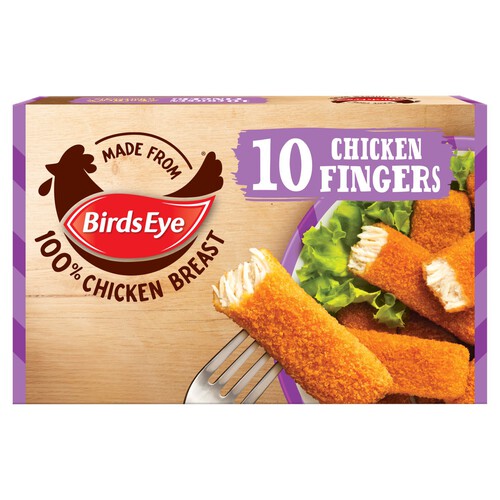 Birds Eye 10 Chicken Fingers with Golden Wholegrain