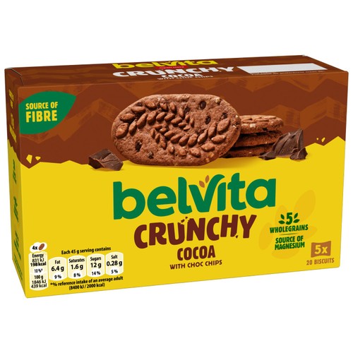 Belvita Chocolate Chip Cereal Biscuit Snack Bars Multipack