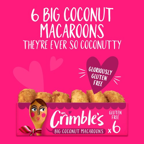 Mrs Crimble's Gluten Free 6 Big Coconut Macaroons