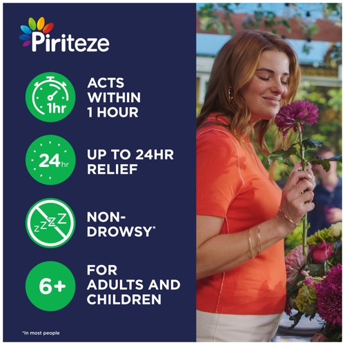 Piriteze Hayfever & Allergy Antihistamine Tablets, 14s