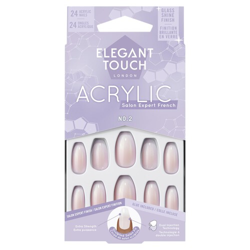 Elegant Touch Nails French Acrylic No.2