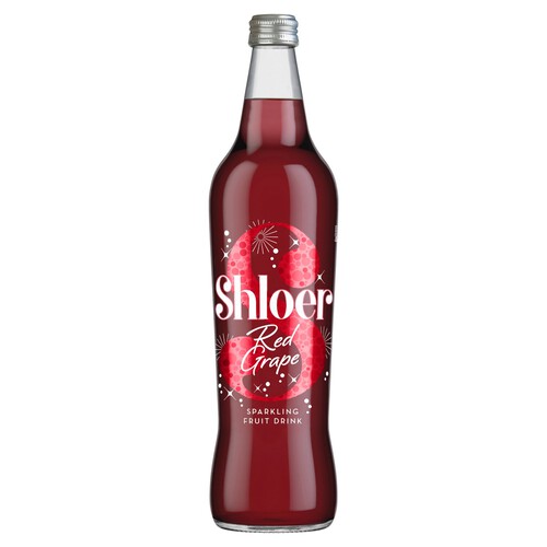 Shloer Red Grape Sparkling Juice Drink