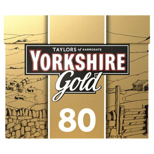 Yorkshire Gold 80 Tea Bags 