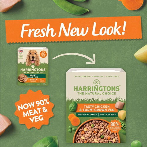 Harringtons Chicken with Potato & Vegetables Wet Dog Food Tray