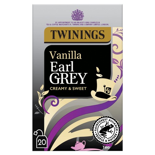 Twinings Vanilla Earl Grey 20 Tea Bags 40G