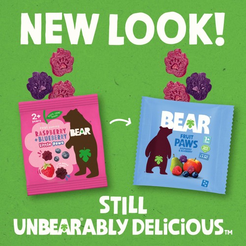 BEAR Paws Strawberry & Apple