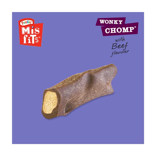 Misfits Wonky Chomp Adult Medium Dog Treats Liver 2 Stick 