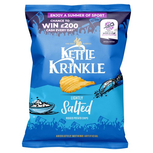 Kettle Krinkle Sea Salt Crisps  130g