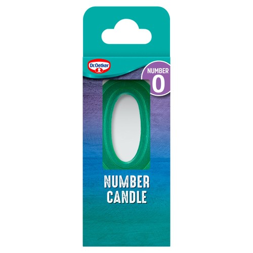 Dr. Oetker Number 0 Candle
