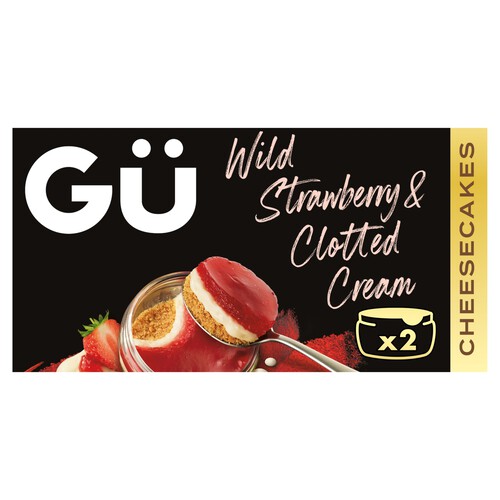 Gu Wild Strawberry & Clotted Cream Cheesecake Desserts