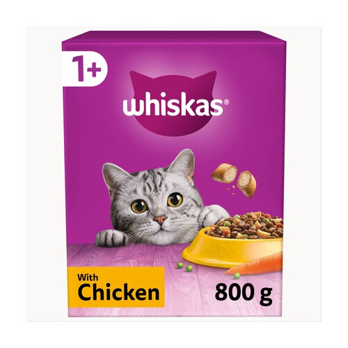 Whiskas 1+ Chicken Adult Dry Cat Food