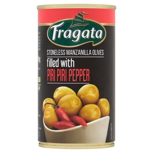 Fragata Stoneless Manzanilla Olives Filled With Piri Piri Pepper