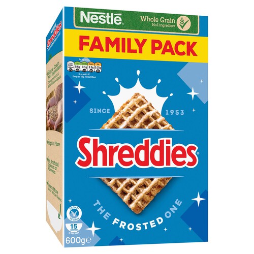 Nestle Shreddies Frosted Cereal 