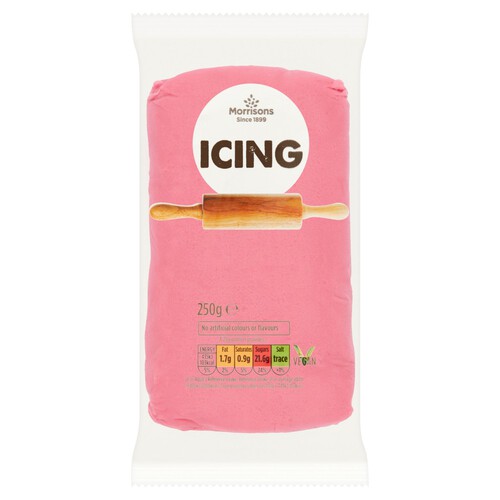 Morrisons Pink Ready To Roll Icing 