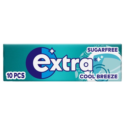 Extra wrigley s extra cool breeze sugar free chewing gum multipack 70g