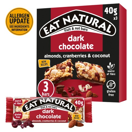 Eat Natural Cranberry Almond & Dark Chocolate 3Pk