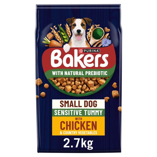 Bakers Small Dog Sensitive Tummy Chicken Dry Dog Food 