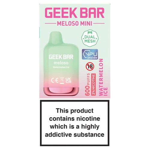 Geek Bar Meloso Mini Watermelon Ice 20mg