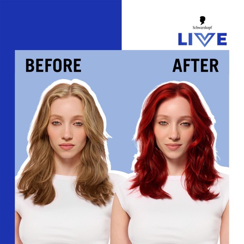 LIVE Intense Colour Permanent Hair Dye 035 Real Red
