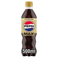 Pepsi Max No Caffeine No Sugar Bottle 500ml
