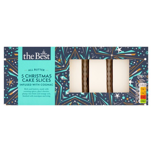 Morrisons The Best All Butter Christmas Cake Slices