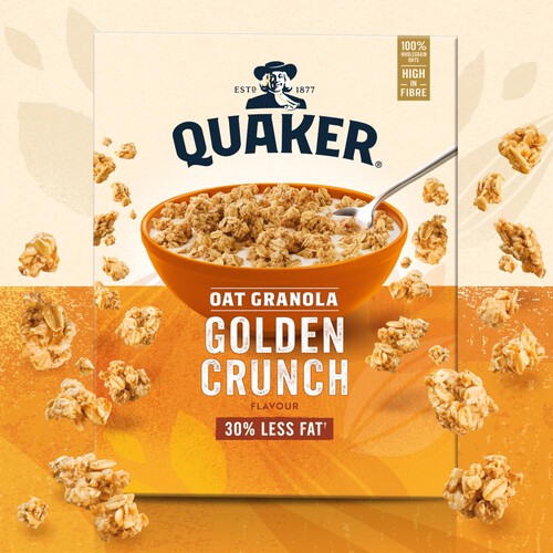 Quaker Oat Golden Crunch Granola Cereal 