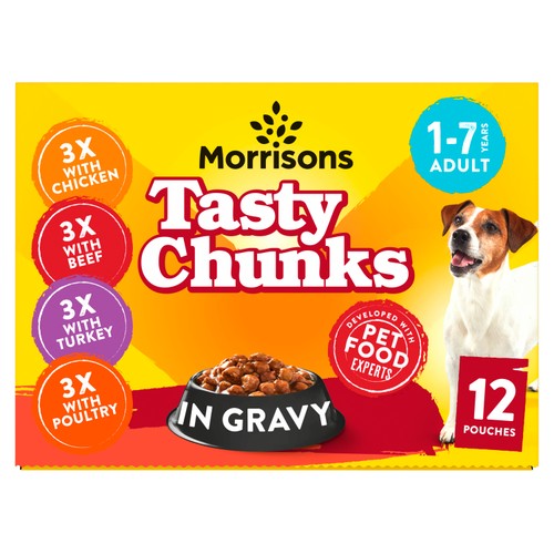 Morrisons dog food in gravy