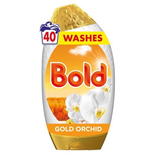 Bold 2in1 Laundry Detergent Gel Gold Orchid 40 Washes 