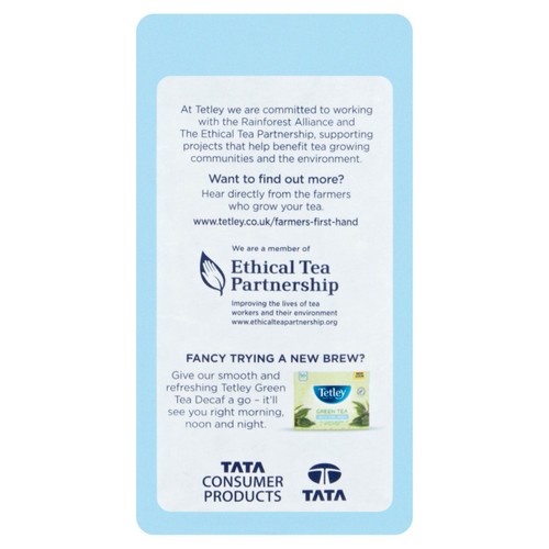 Tetley Decaf 40 Tea Bags 125g