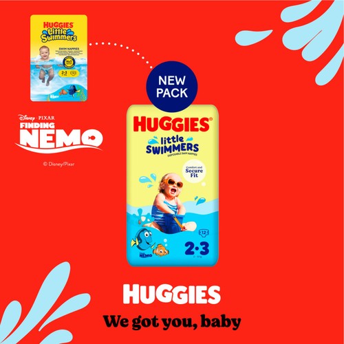 Huggies Little Swimmers Swim Nappies Size 2-3