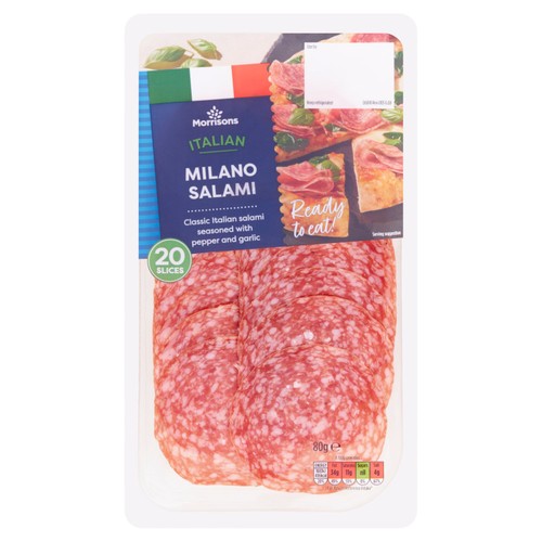 Morrisons Italian Milano Salami   80g