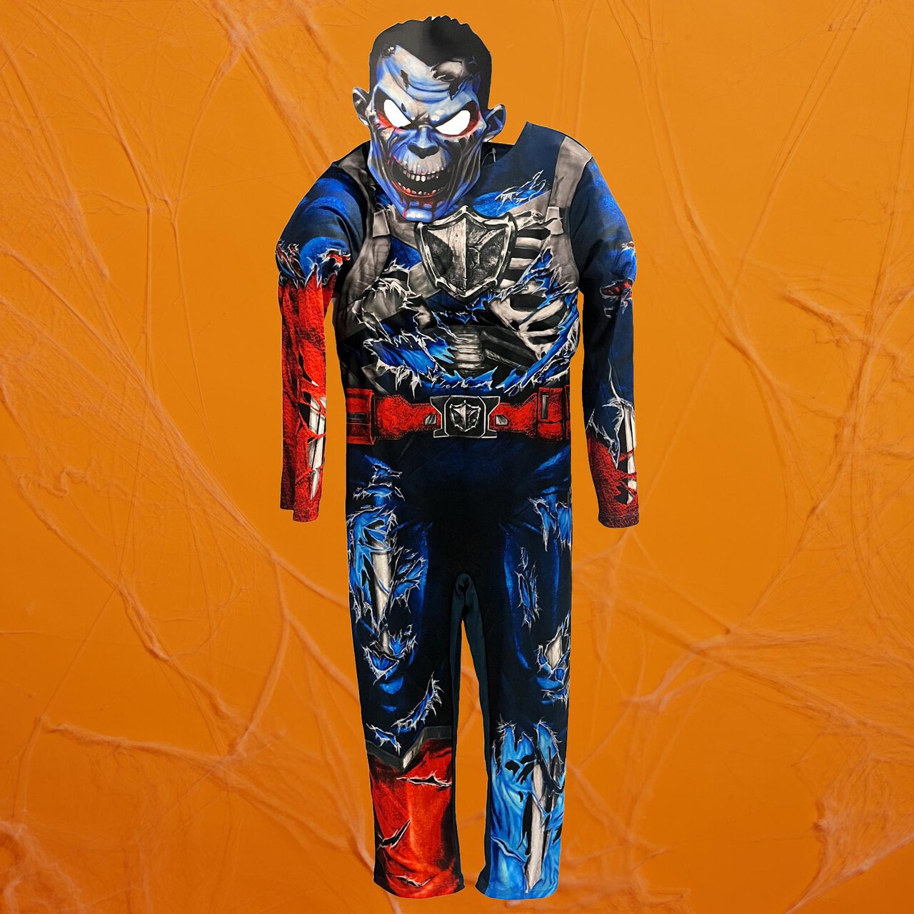 Morrisons Halloween Superhero Zombie Costume Age 5 to 6 years