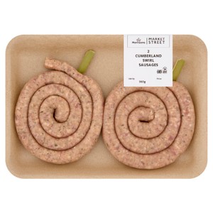 The Best Signature Collection 2 Cumberland Swirl Sausages 360g