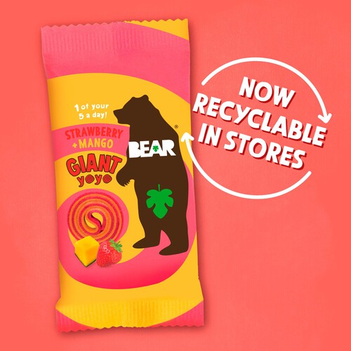 Bear Fruit Giant Strawberry & Mango Multipack